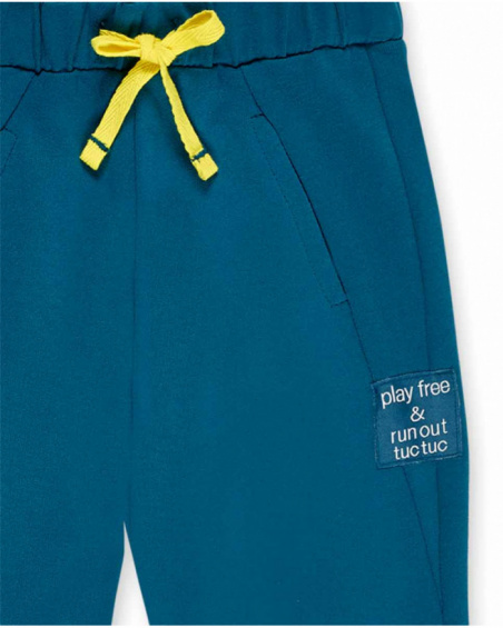 Tuta blu in peluche da bambino Collezione Laguna Beach