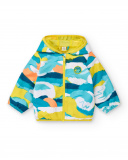 Giacca a vento gialla da ragazzo Collezione Laguna Beach