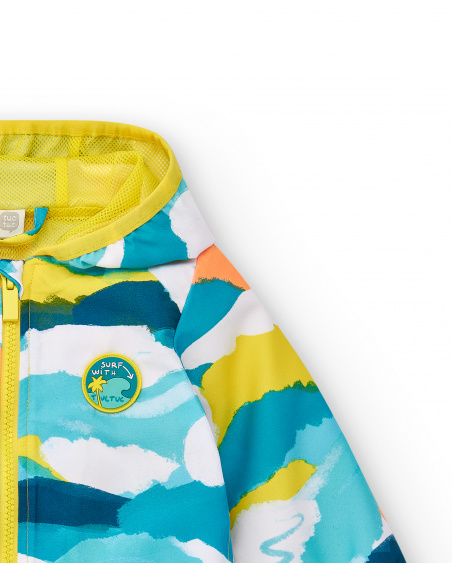 Giacca a vento gialla da ragazzo Collezione Laguna Beach