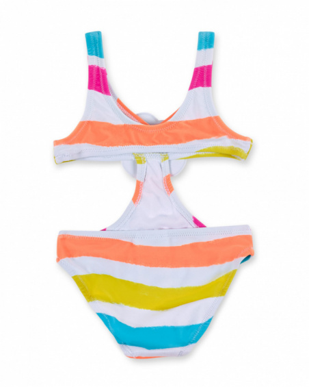 Trikini bianco da bambina Collezione Laguna Beach
