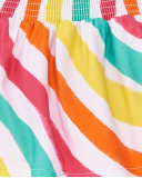 Gonna da bambina in popeline bianco Collezione Laguna Beach