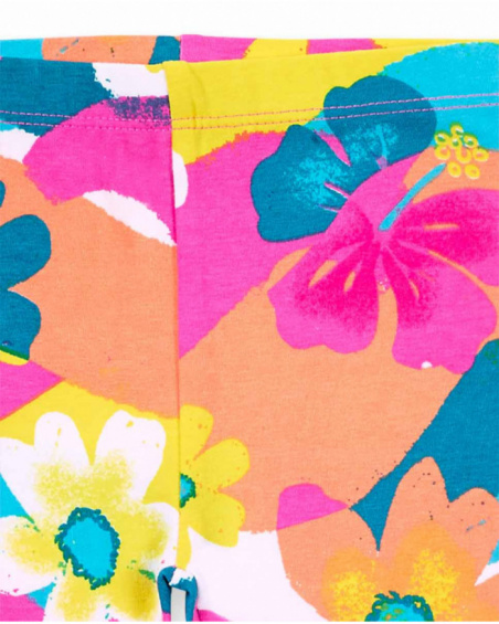 Completo in maglia blu da bambina Collezione Laguna Beach