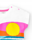 Abito bianco in maglia da bambina Collezione Laguna Beach