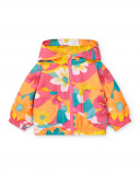 Giacca a vento fucsia da bambina Collezione Laguna Beach