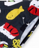 Costume da bagno slip nero da ragazzo Collezione Hey Sushi