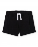 Pantaloncini rossi da bambino in maglia 'Hey tuc tuc'