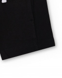 Pantaloncini rossi da bambino in maglia 'Hey tuc tuc'