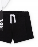 Completo in maglia bianco nero da bambino Collezione Hey Sushi