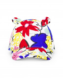 Berretto da bambina in twill bianco Collezione Hey Sushi