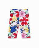 Leggings da ciclismo bianchi in maglia da bambina Collezione