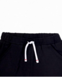 Shorts neri in maglia da bambina Collezione Hey Sushi
