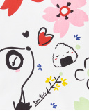 Abito bianco in maglia da bambina Collezione Hey Sushi