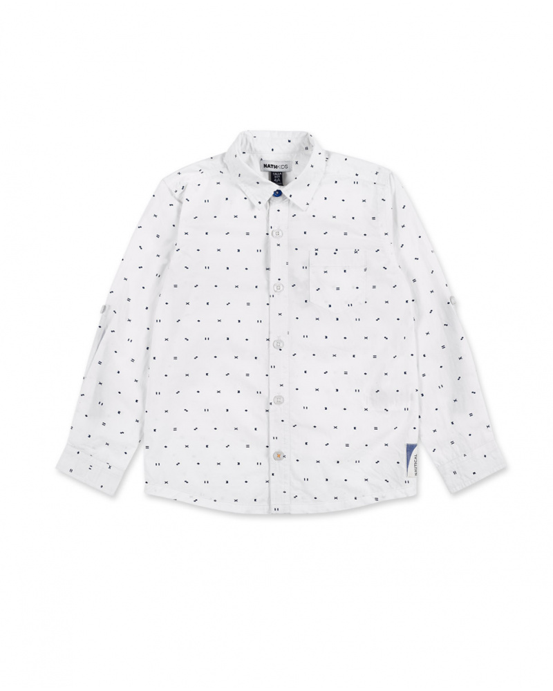 Camicia bianca in maglia da bambino Collezione Kayak Club
