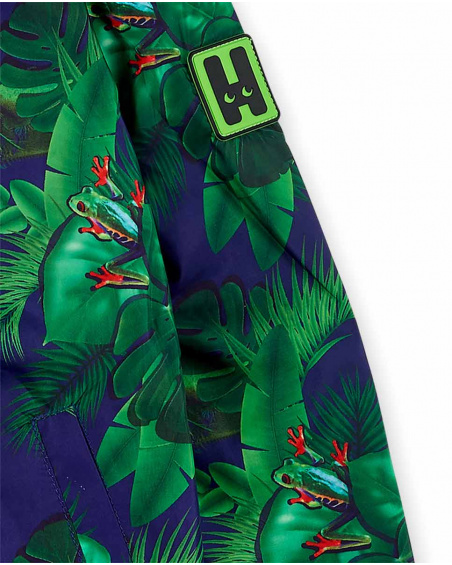 Giacca a vento blu scuro da ragazzo Collezione Supernatural