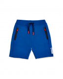 Bermuda da bambino in maglia blu Collezione Kayak Club