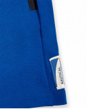 Bermuda da bambino in maglia blu Collezione Kayak Club