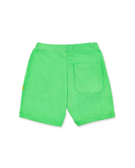 Shorts in maglia verde da ragazzo Collezione Supernatural