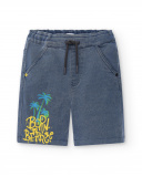 Shorts in denim blu da ragazzo Collezione Urban Attitude
