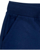 Bermuda da bambino in maglia blu navy Collezione Basics Boy