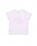 T-shirt bianca da bambino in maglia Collezione Skating World