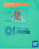 T-shirt verde in maglia da bambino Collezione Game Mode