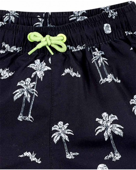 Bermuda neri da bambino Collezione Tenerife Surf