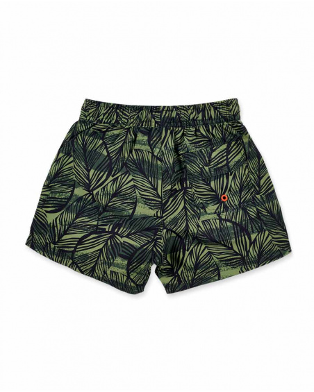 Costume da bagno bermuda kaki da bambino Collezione My Plan To