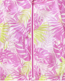 Giacca a vento bianca da bambina Collezione Neon Jungle