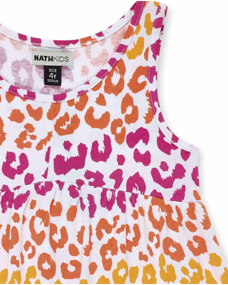 Abito bianco in maglia da bambina Collezione Sunday Brunch