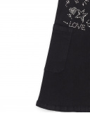 Abito in denim nero da bambina Collezione Ultimate City Chic