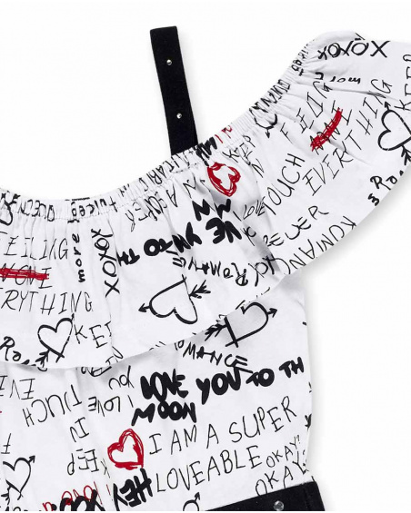 Abito bianco in maglia da bambina Collezione Ultimate City Chic