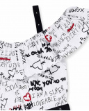 Abito bianco in maglia da bambina Collezione Ultimate City Chic