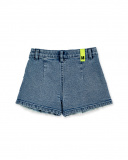 Gonna in denim blu da bambina Collezione Neon Jungle