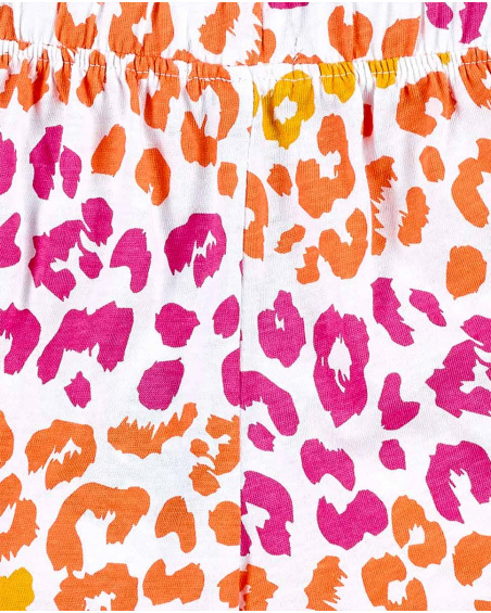 Shorts bianchi in maglia da bambina Collezione Sunday Brunch