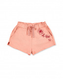Shorts rosa in maglia da bambina Collezione Island Life