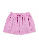 Shorts rosa in maglia da bambina Collezione Carnet De Voyage