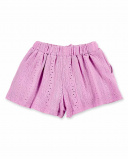 Shorts rosa in maglia da bambina Collezione Carnet De Voyage