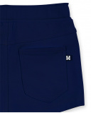 Pantaloncini dritti in maglia blu scuro da ragazza Collezione