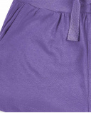 Shorts lilla in maglia da bambina Collezione Basics Girl