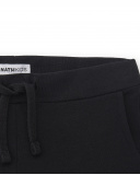 Shorts neri in maglia da bambina Collezione Basics Girl