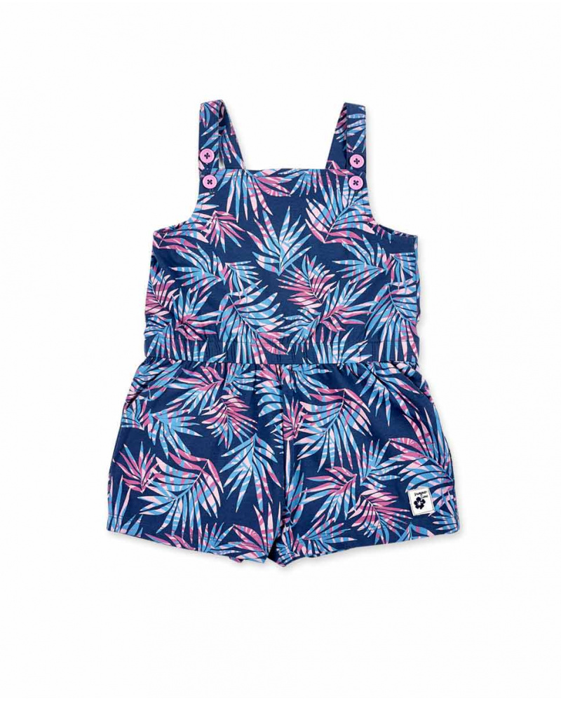 Tuta in maglia blu scuro da ragazza Collezione California Chill