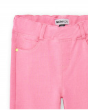 Jeggings rosa in maglia da bambina Collezione Neon Jungle