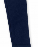 Leggings in maglia blu scuro da bambina Collezione Basics Girl