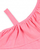 Top rosa in maglia da bambina Collezione Neon Jungle