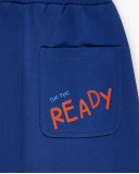 Pantaloni blu in peluche da bambino Collezione Salty Air