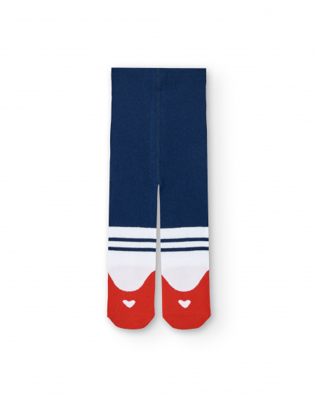 Confezione da 2 body per bambina in blu con dettaglio cuore