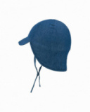 Cappello per bambino con stampa di pesci in rosso e blu Cappello per bambino con stampa di pesci in rosso e blu