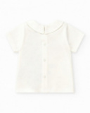 Completo per bambino con t-shirt bianca e pantaloncini