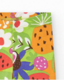 Leggings verdi per bambina con stampa di frutta tropicale Leggings verdi per bambina con stampa di frutta tropicale