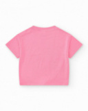 Conjunto para niña con dos camisetas y shorts estampados